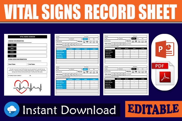  Vital Signs Sheet PDF 